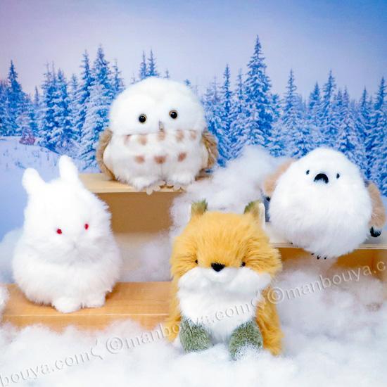 フクロウ ぬいぐるみ 内藤デザイン研究所 わたぽ ふくろう 9.5cm