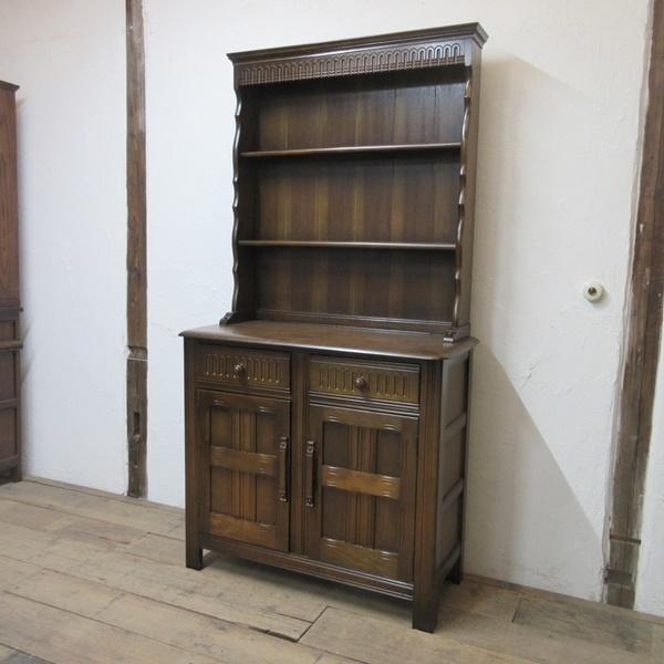 イギリス アンティーク 家具 ドレッサー カップボード キャビネット