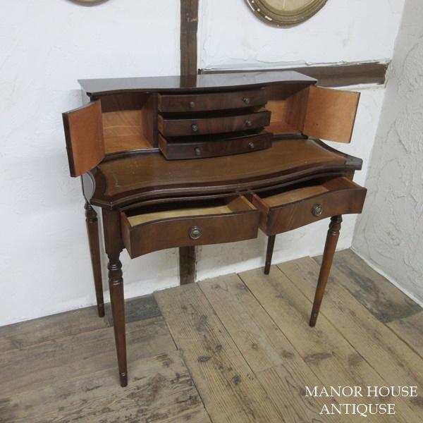 イギリス アンティーク 家具 ストロングボウ デスク 机 作業台 収納