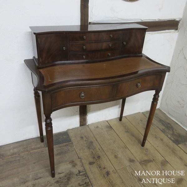イギリス アンティーク 家具 ストロングボウ デスク 机 作業台 収納
