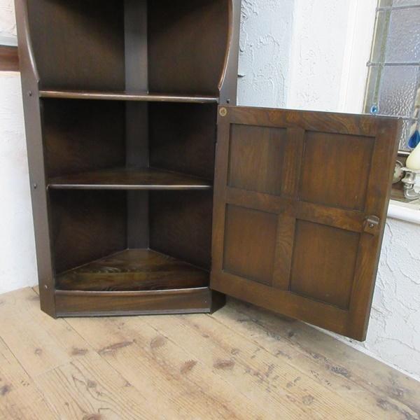 イギリス ビンテージ 家具 Ercol アーコール コーナーキャビネット