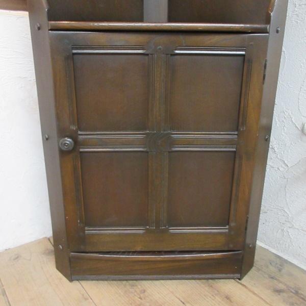 イギリス ビンテージ 家具 Ercol アーコール コーナーキャビネット