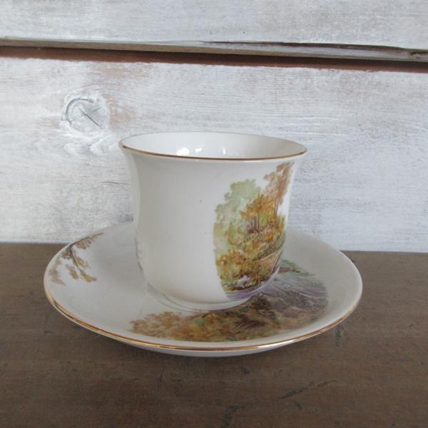 イギリス製 Shelley シェリー ヘザー カップアンドソーサー 茶器 1940
