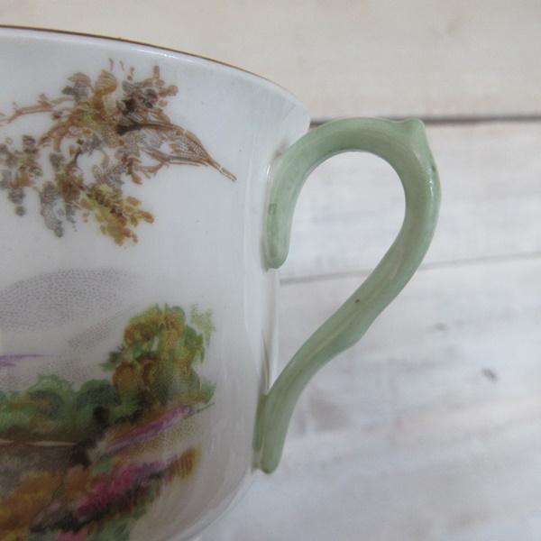 イギリス製 Shelley シェリー ヘザー カップアンドソーサー 茶器 1940