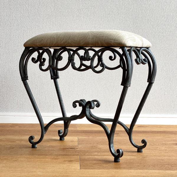 アンティーク 猫脚 スツール 玄関 ベンチ おしゃれ アイアン 腰掛け