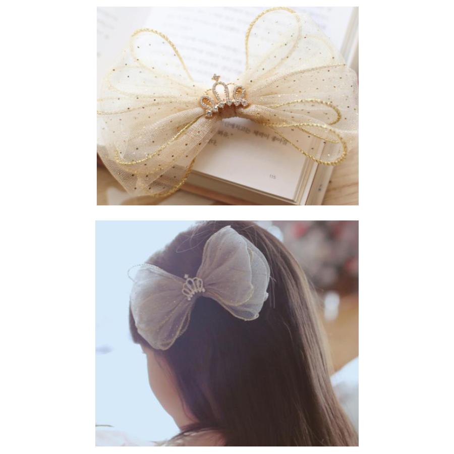 デコパーツ 王冠とクリアストーンのティアラパーツ 1個入 : まんま