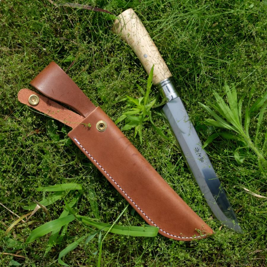 剣鉈用 革ケース 150mm トヨクニ 晶之 土佐打刃物 ナイフケース