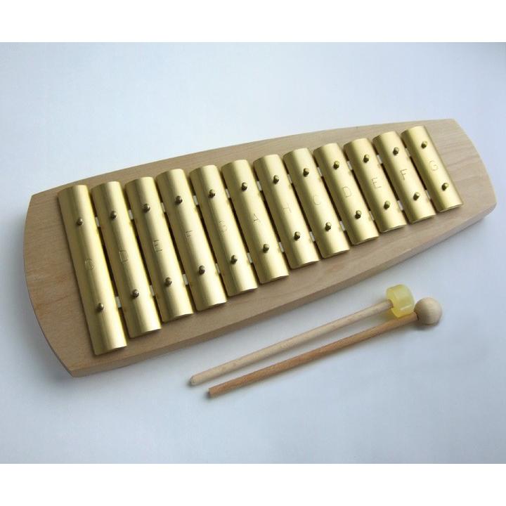 楽器 シェルズグロッケン（鉄琴）ダイヤトニック12音 : メルヒェン