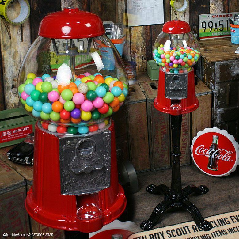 B4 ガムボールマシーン バンク クラシック 15インチ 脚付き