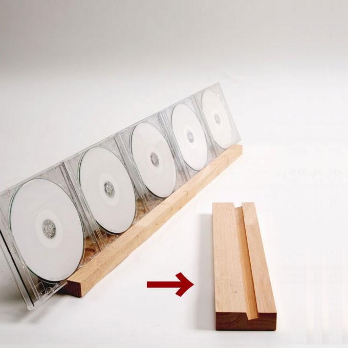 CDラック 大容量 おしゃれ CDスタンド 木製/CDS-02 : 本棚 壁面収納