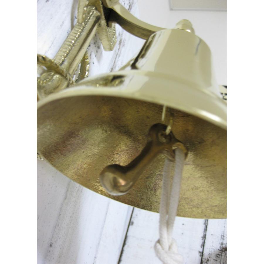 イカリロープベル（中） 鐘 真鍮 シップベル : マリンガイド Yahoo!店