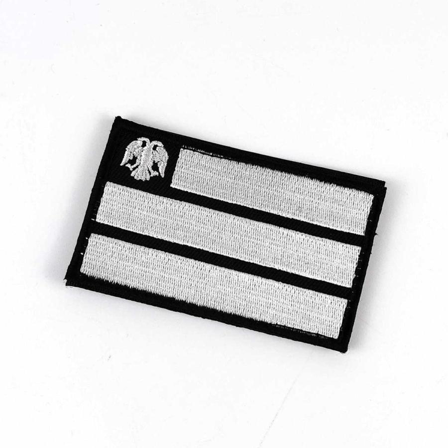 ロシア レプリカ パッチ ワッペン ベルクロ ブラック 国旗 イーグル