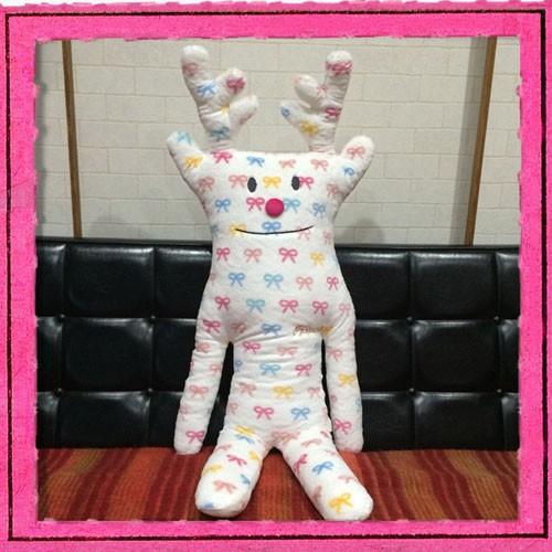 プレゼントクラフト 抱き枕クッション リボー（トナカイ）Present