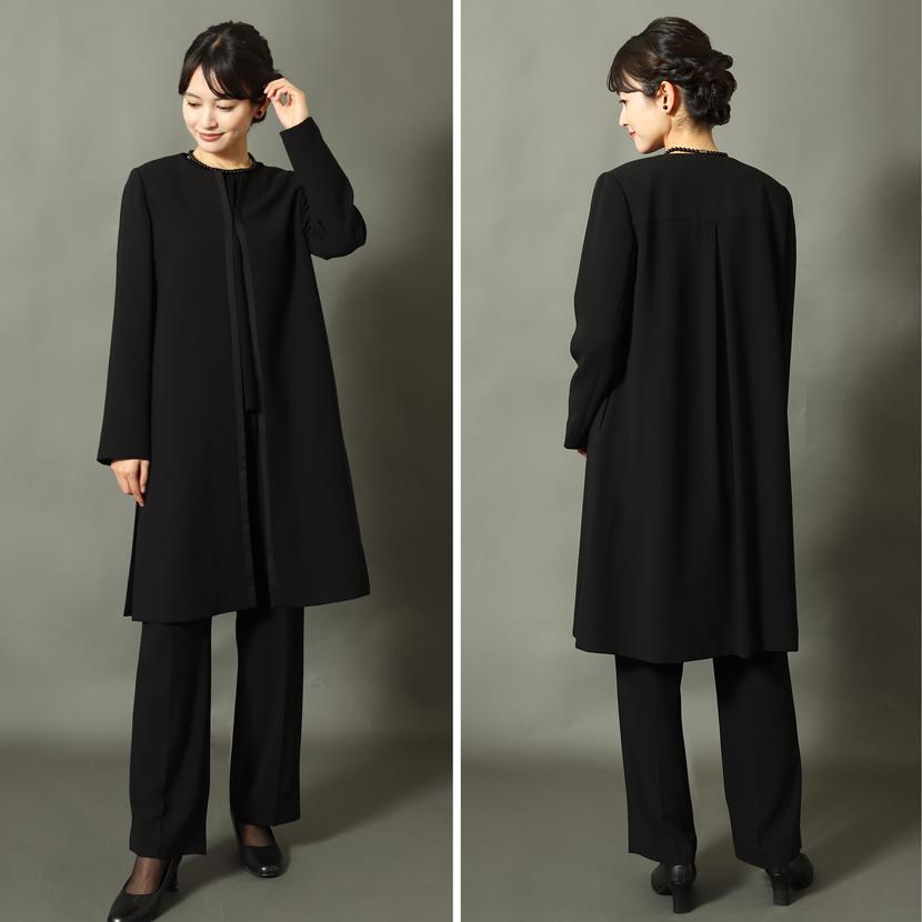 MaryCoco（メアリーココ） 喪服 3点セット レディース 洗える ブラック