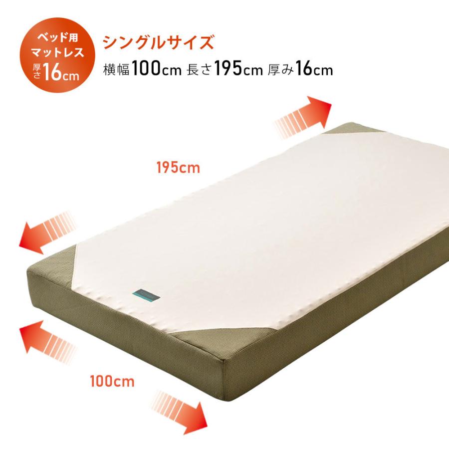 西川（nishikawa） SUYARA スヤラ ベッドマットレス シングル 極厚16cm