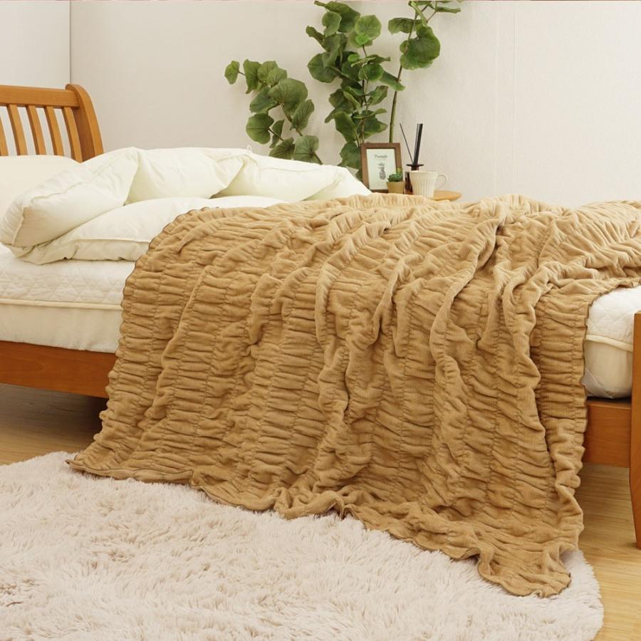 ロマンス小杉 ふかふかケット 毛布 シングル 発熱コットン ウォーム