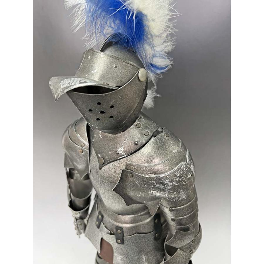 イタリア製プレートアーマーオブジェ 西洋甲冑 高さ59cm 中世 騎士 鎧