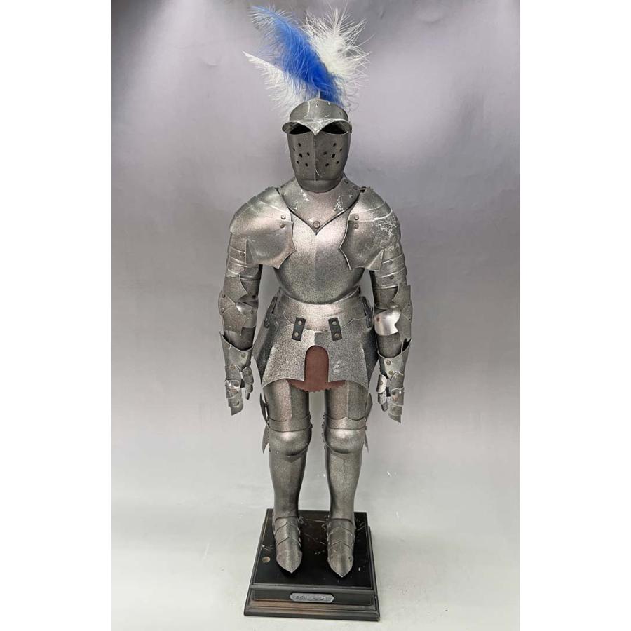 イタリア製プレートアーマーオブジェ 西洋甲冑 高さ59cm 中世 騎士 鎧