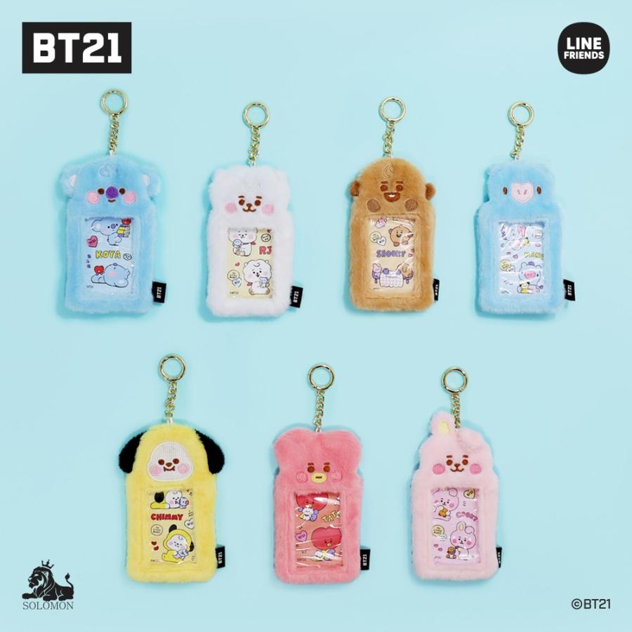 BTS 防弾少年団 BT21 公式グッズ PHOTO CARD KEY HOLDER VER.2 フォト