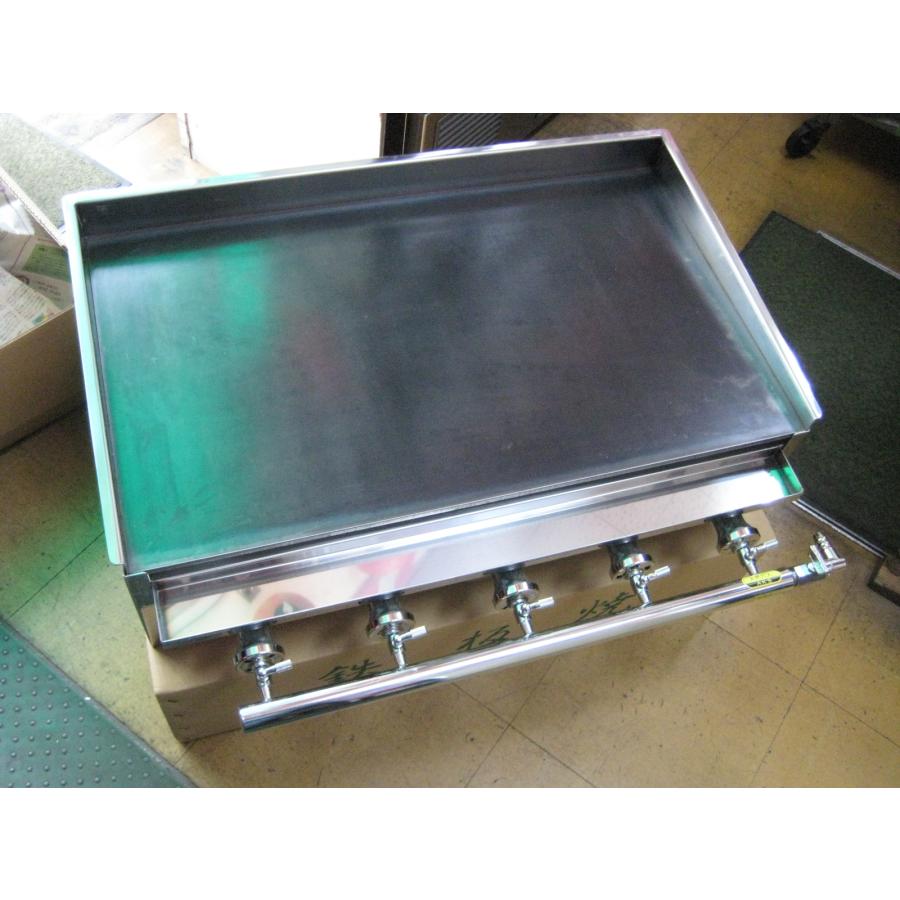 新品 AKS 業務用 ガス式 鉄板焼き器/グリドル AK-2 (卓上型) 横幅760x