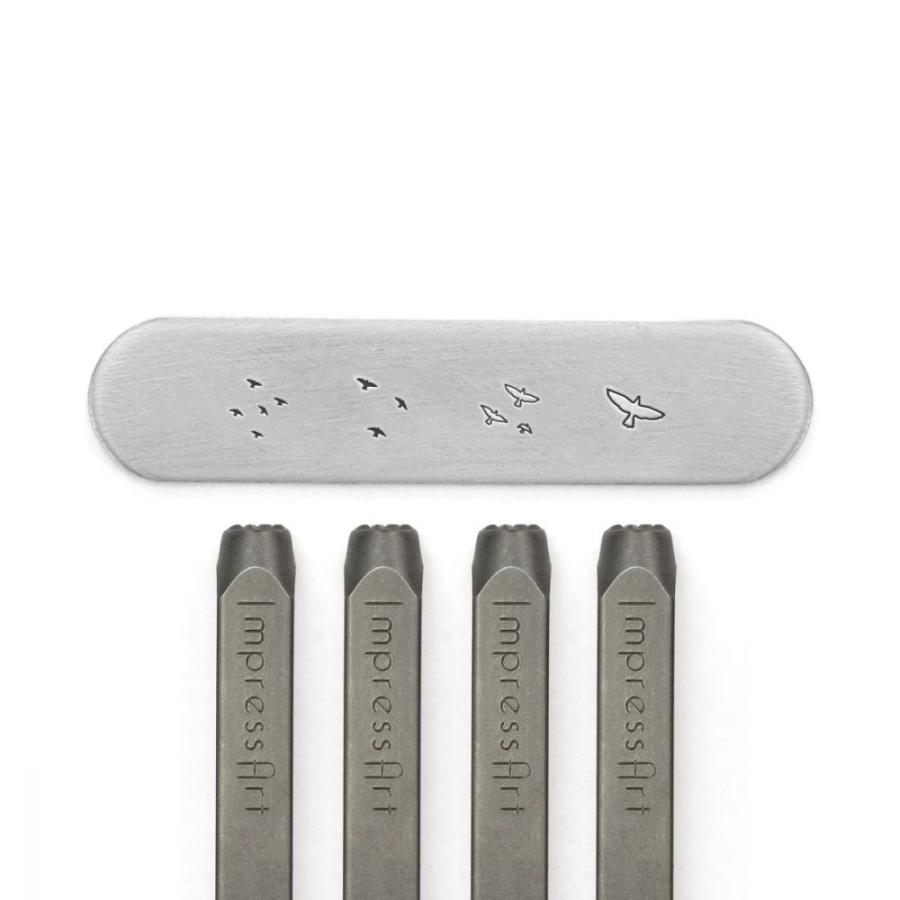 彫金刻印 Birds Stamp Pack,4pc＊鳥の刻印セット 高品質最新モデル。革