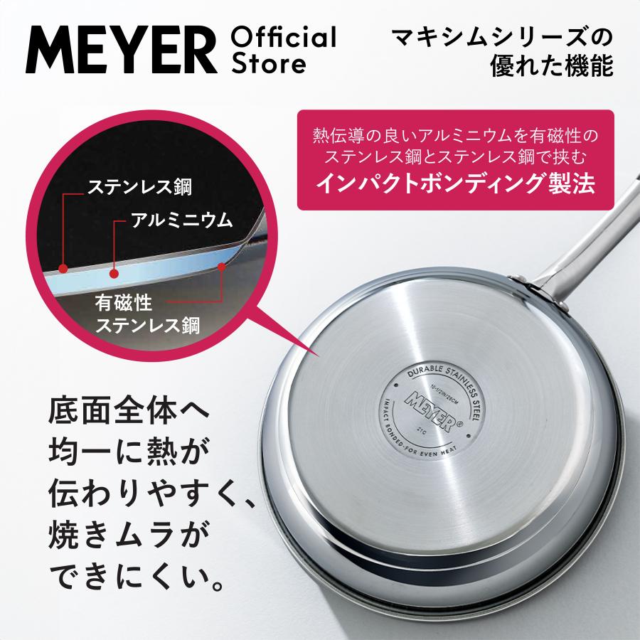 MEYER（マイヤー） マキシム SS フライパン 20cm [ IH/ガス対応