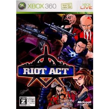 Xbox 『中古即納』{Xbox360} ライオット アクト(Riot Act) 日本
