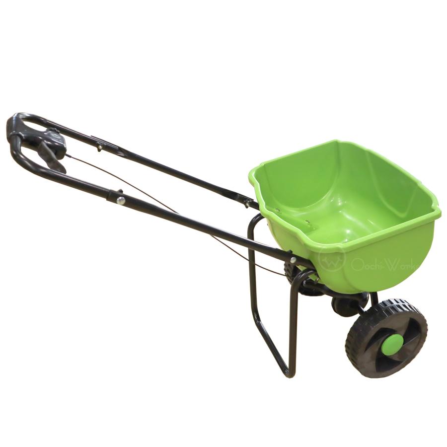 手押し式散布機 27L TC2027 肥料散布機 融雪剤 塩カル 種まき : MEGA