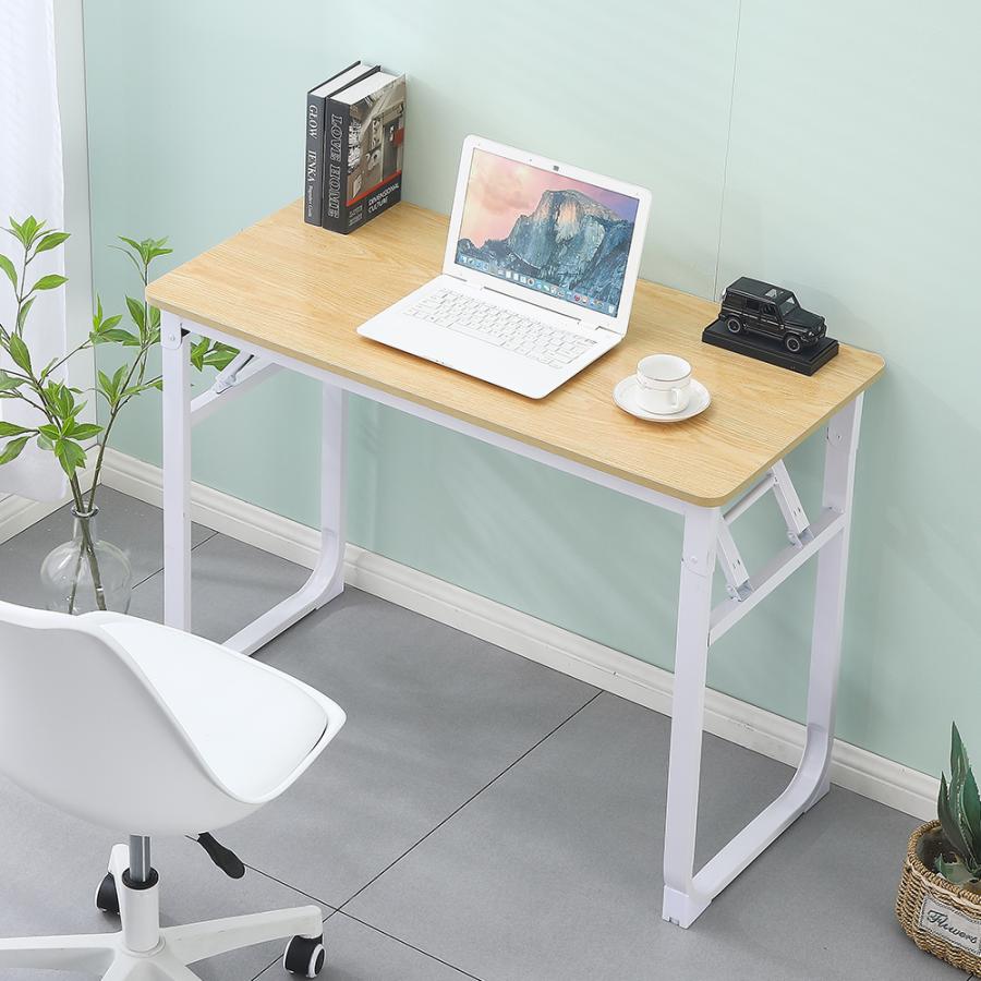 折りたたみデスク デスク パソコンデスク 机 省スペース 幅100cm