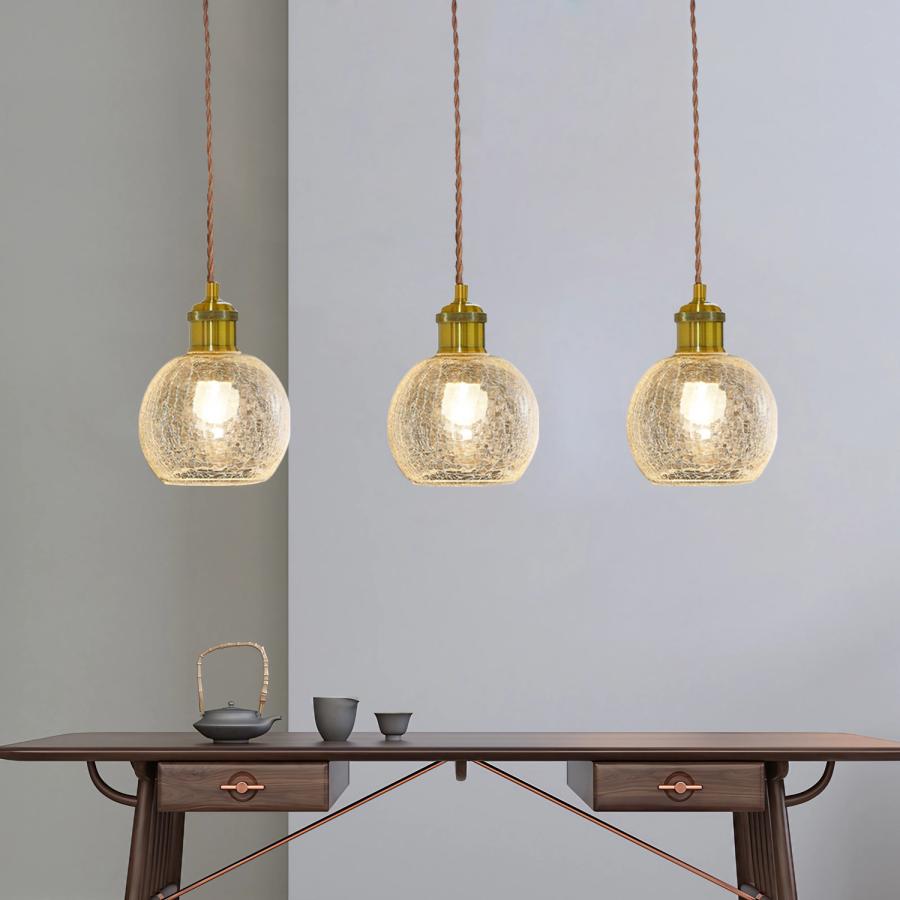 ペンダントライト おしゃれ ガラス ダイニング ダクトレール用 1灯