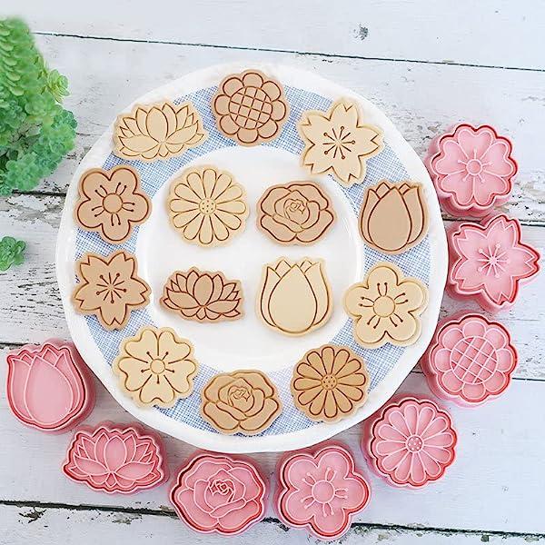 花 クッキー型抜き クッキー型 8点セット クッキーカッター 製菓用品