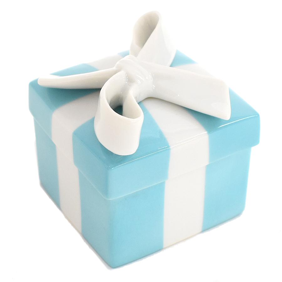 TIFFANY&Co.（ティファニー） 未使用品 ミニ ブルー ボウ ボックス