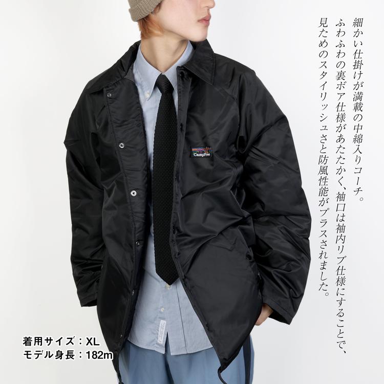 激レア The BONEZ 裏ボア コーチジャケット 防寒 ブラック 黒 XL 新品