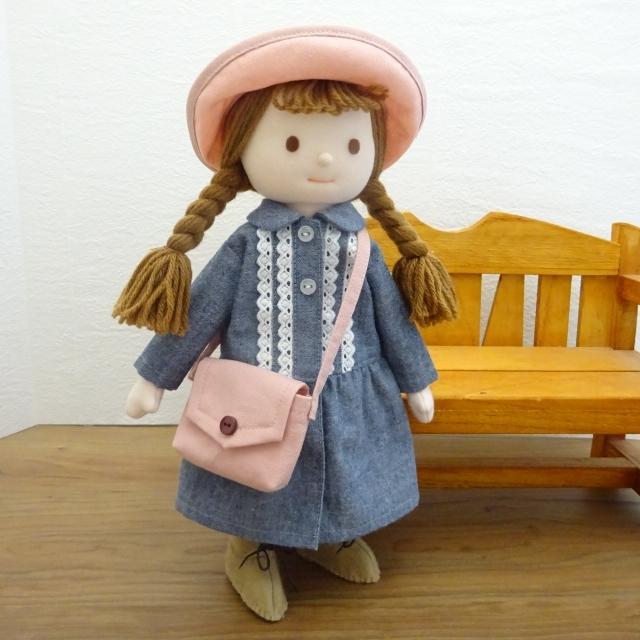 人形用 ショルダーバッグ ピンク ドール ドール用 ミニバッグ