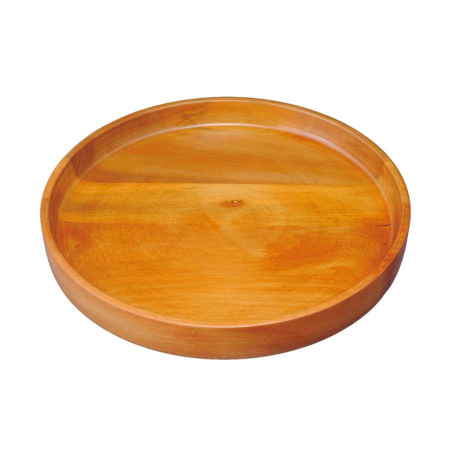 みよし漆器本舗 お盆 トレー 30cm 木製丸盆 春日茶盆 おしゃれ おぼん