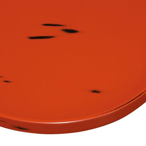 みよし漆器本舗 紀州塗り 尺1寸 根来塗 丸盆 お盆 トレー トレイ お