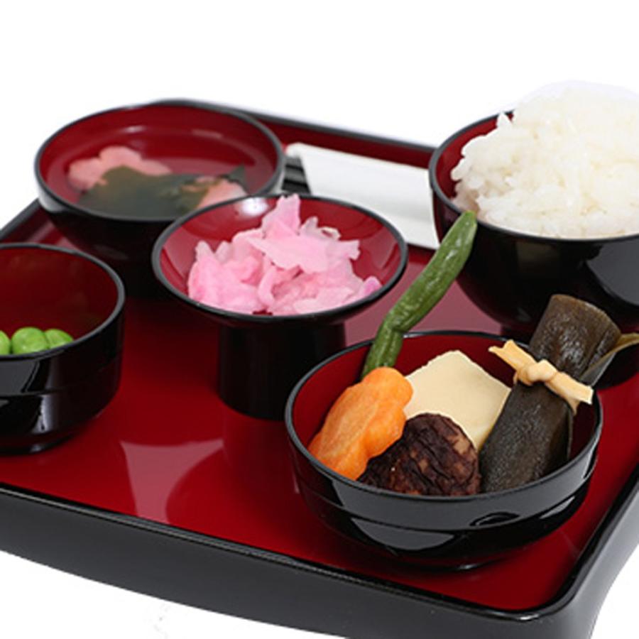 みよし漆器本舗 仏膳セット お仏壇用 日本製 5寸 15cm 茜 仏器膳セット