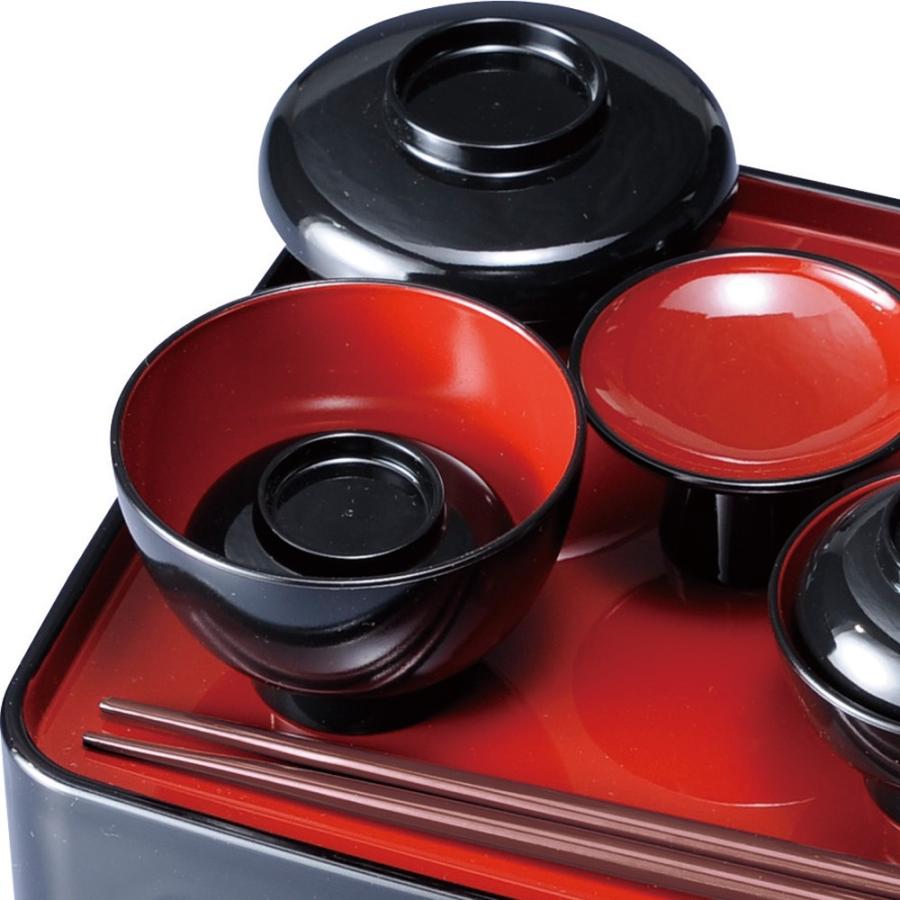 みよし漆器本舗 仏膳セット お仏壇用 日本製 6.5寸 19.5cm 茜 仏器膳