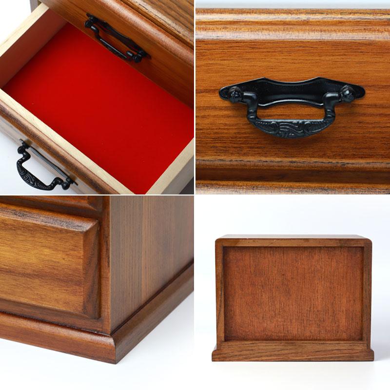 10％OFF タンス 木製 ミニチェスト 二段 二引 卓上 箪笥 2段 引き出し