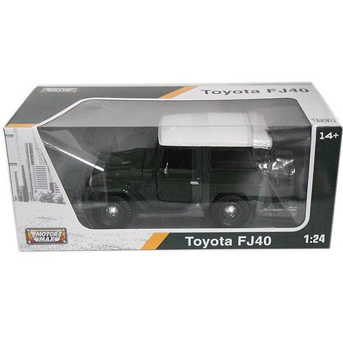 モーターマックス TOYOTA FJ 40 Green 1/24 MOTORMAX【全国送料無料