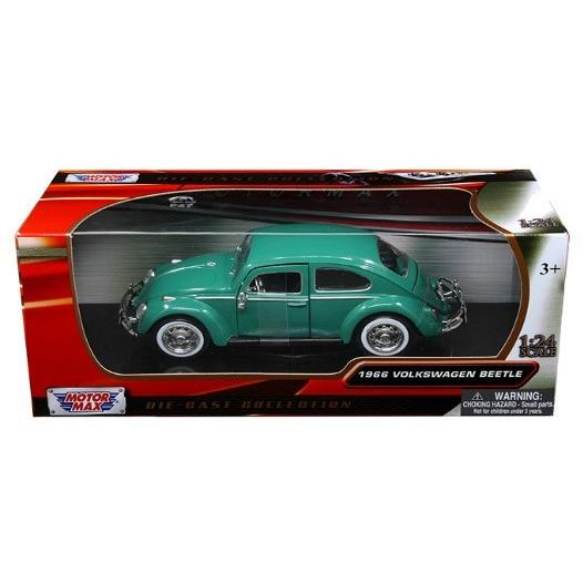 モーターマックス 1966 Volkswagen Beetle green 1/24 Motor Max【全国