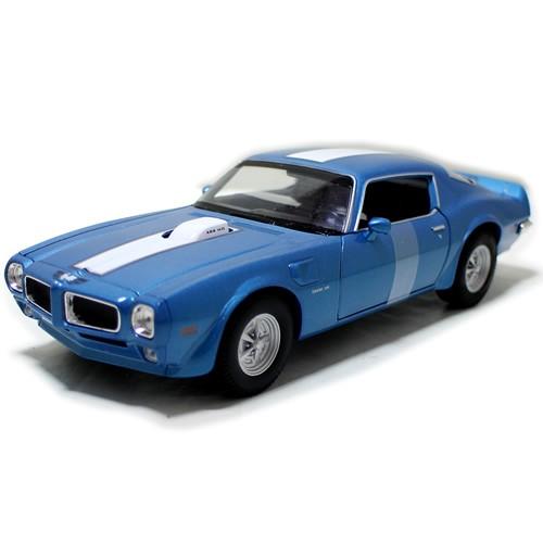 WELLY ミニカー 1972 Pontiac Firebird Trans Am blue 1/24 welly