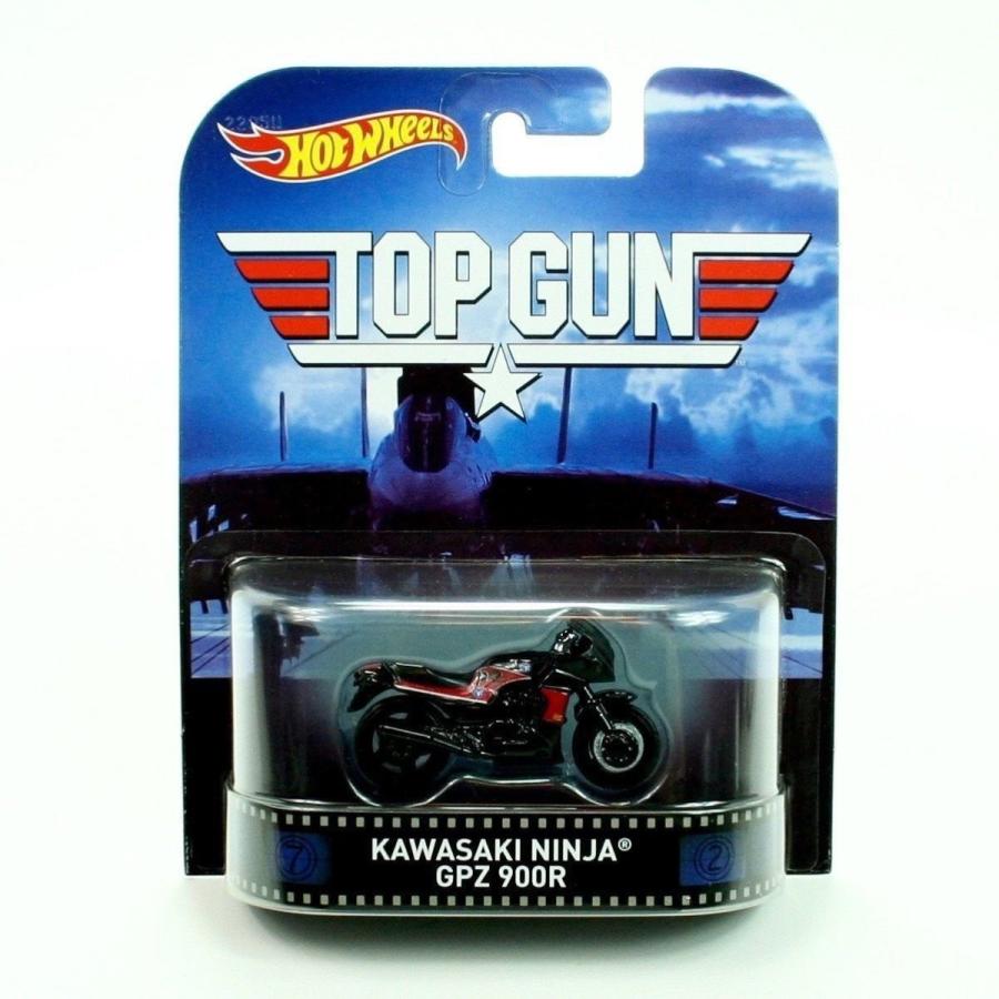 MATTEL HOTWHEELS retro entertainment TOP GUN KAWASAKI NINJA GPZ
