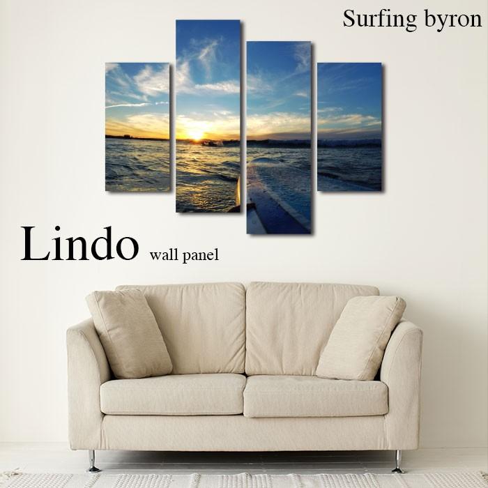 アートパネル 海 ビーチ ハワイ 西海岸 浜辺 夕日 サンセット カンクン