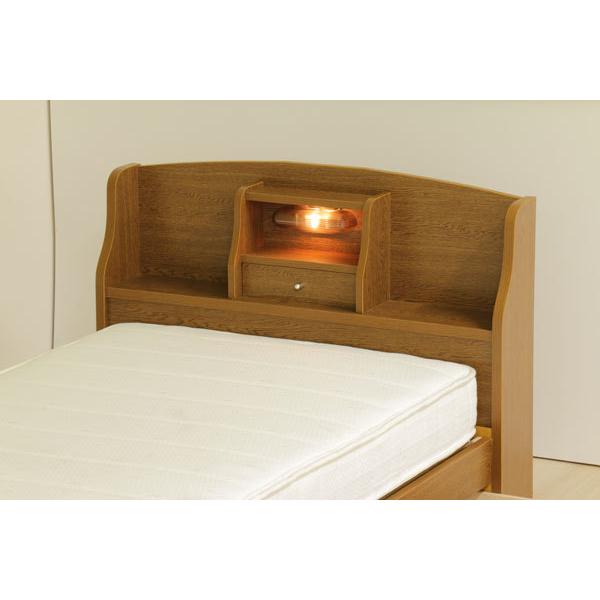 ベッド シングルベッド 在庫処分 アウトレット 激安 送料無料 棚 照明