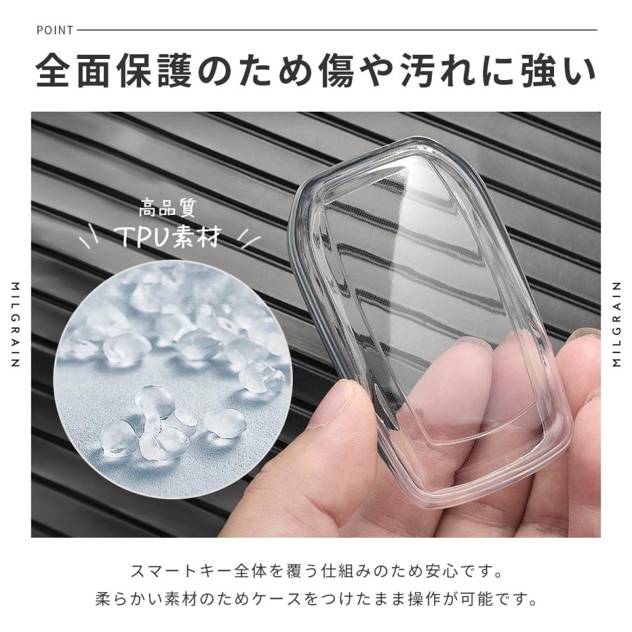 アルファード 新型 ヴェルファイア 40 30 クリア スマート キー ケース