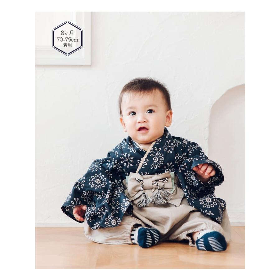 Milk tea（ミルクティー） ベビー キッズ 上品＆可愛い袴風和装