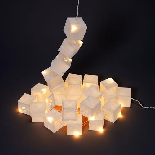 Tse＆Tse associees LED キュービスト ガーランド ランプ 25キューブ