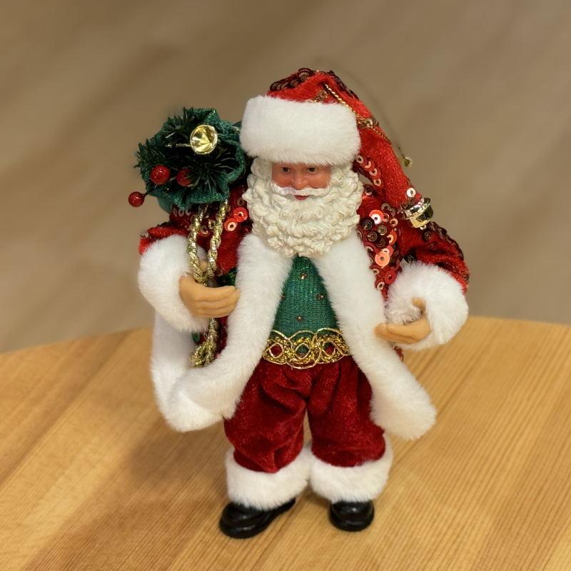 クリスマスオーナメント 17cmサンタオーナメント : Color and Seasons