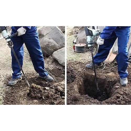 電動ハンマー用 六角軸 標準型スコップセット (日立ハンマードリル